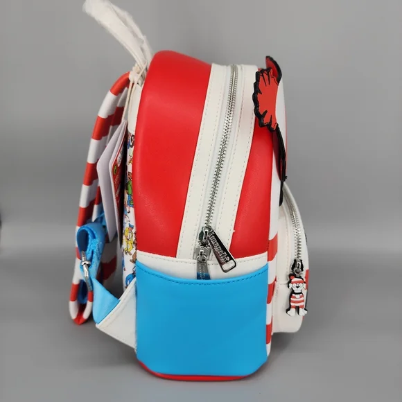 NWT Loungefly Where's Waldo mini backpack - Picture 5 of 8